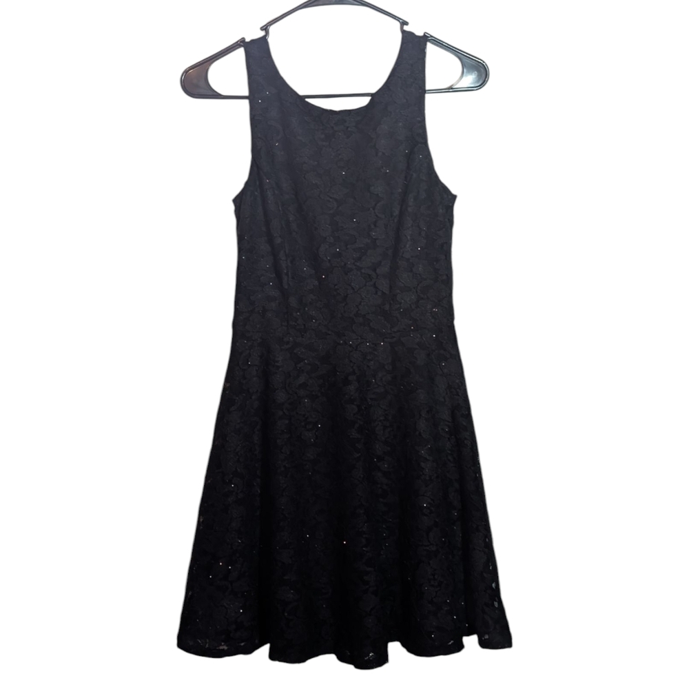 Elegant Black Lace Dress